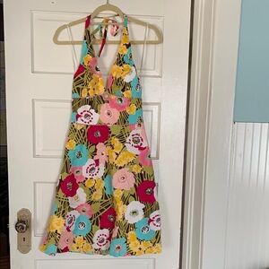 Floral Halter Dress
